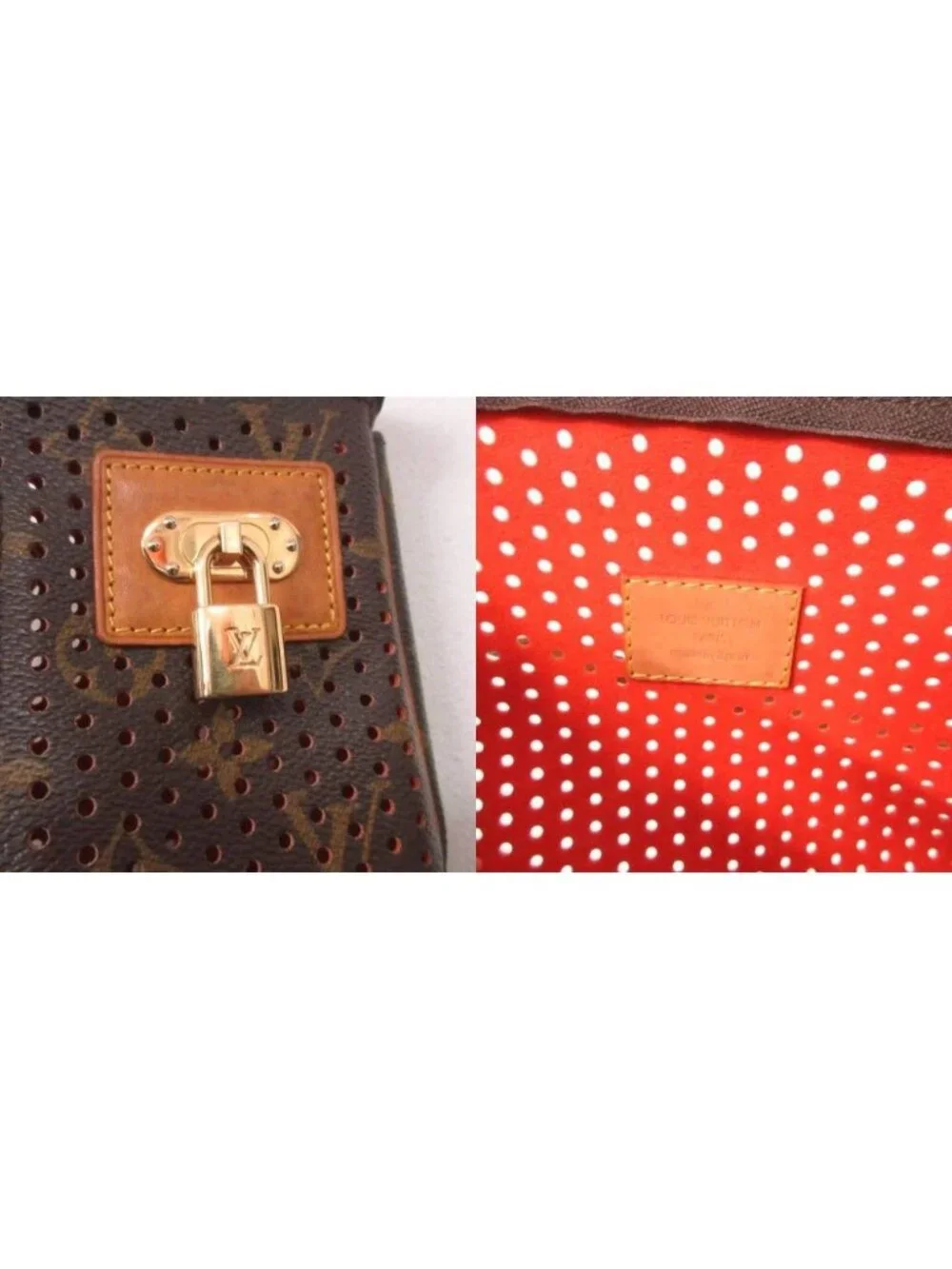 Louis Vuitton Monogram Perfo Pochette Soir Pouch